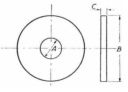 BS 3410 Table 6 Washers