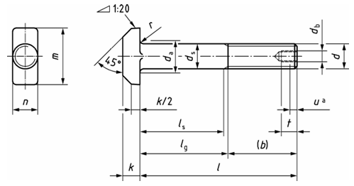 DIN 261 T Head Bolts