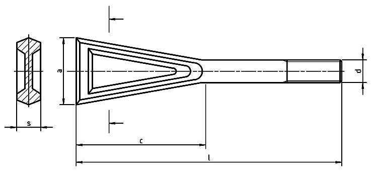 DIN 529 F Anchor Bolts