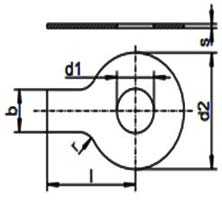 Tab Washers With Long Tab