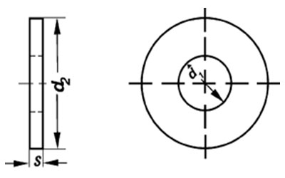 ISO 7093 Plain Washers, Outer Diameter