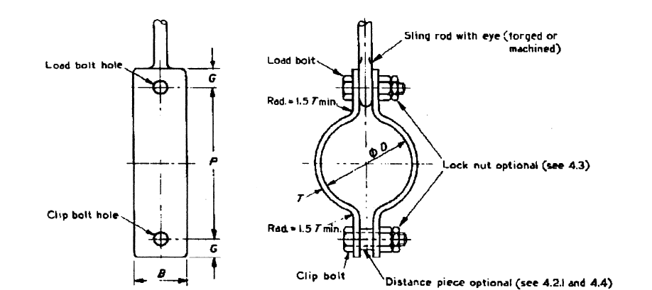 Dimensions of pipe for steel and cast iron pipes, Range A: - 20 °C to 100 °C
